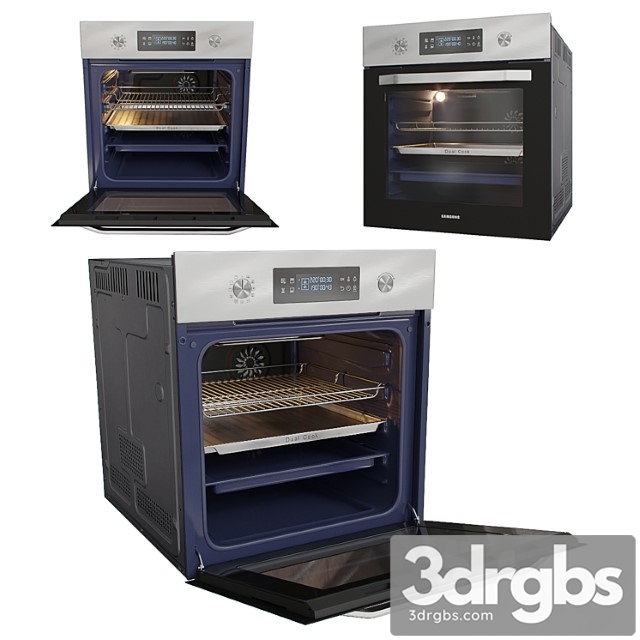 Electric Oven Samsung Hv64r3531bs 3dsmax Download - thumbnail 1