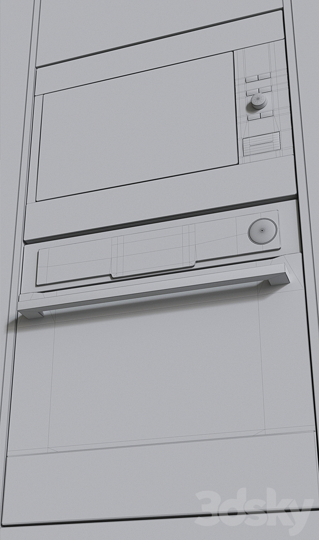 Electrolux EMS-17006OX. Electrolux EOB-8851AAX 3DSMax File - thumbnail 3