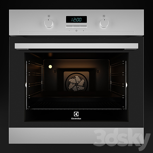 Electrolux EOB 53410 AX 3ds Max - thumbnail 2