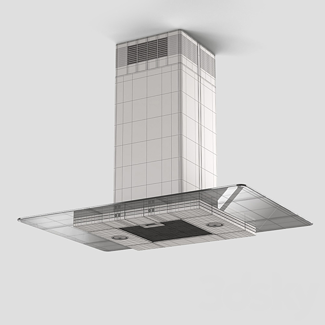 Elica flat glass plus island 3DSMax File - thumbnail 5