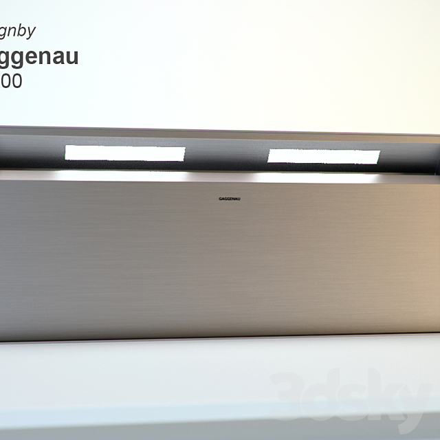 Extractor for desktop mounting Gaggenau AL400 3ds Max - thumbnail 1