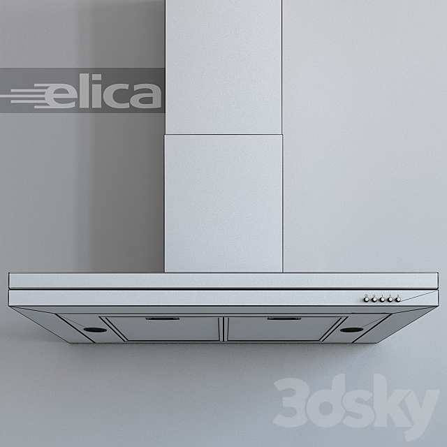 Extractor hood Elica ONICE ST IX _ F _ 90 3DSMax File - thumbnail 3