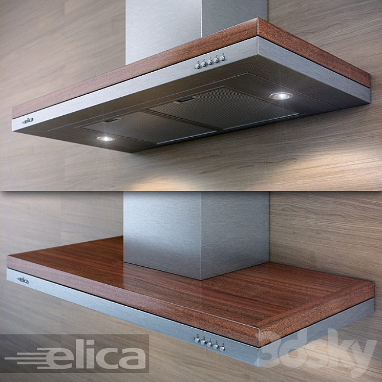 Extractor hood Elica ONICE ST IX \/ F \/ 90 3DS Max - thumbnail 2