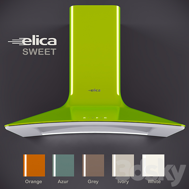 Extractor hood ELICA Sweet 3DSMax File - thumbnail 1