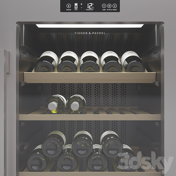 Fisher and Paykel \\ Fisher and Paykel wine coolers set 3DS Max - thumbnail 2