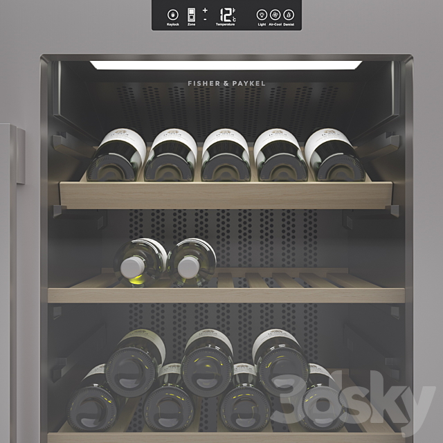 Fisher and Paykel \\ Fisher and Paykel wine coolers set 3DSMax File - thumbnail 2