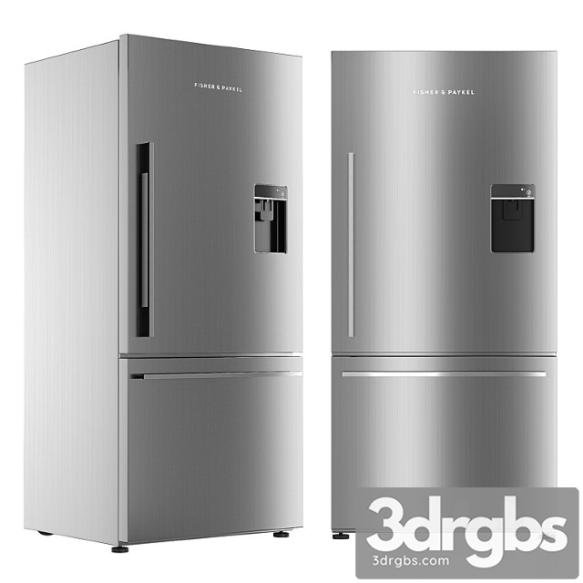 Fisher and paykel freestanding refrigerator freezer rf170wdrux5 n 2 3dsmax Download - thumbnail 1