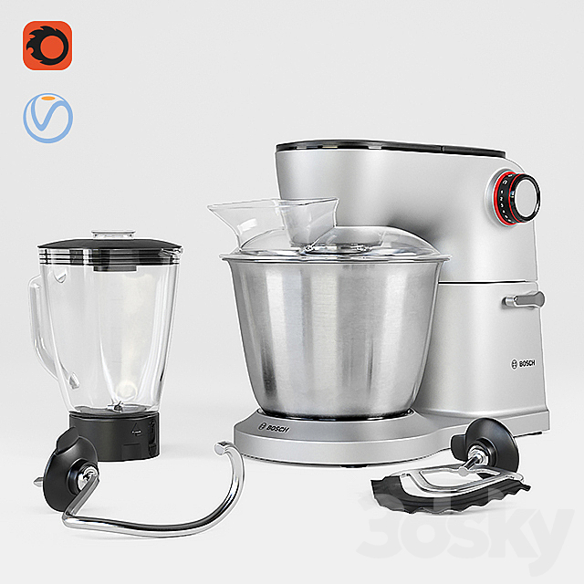 Food processor BOSCH 3DSMax File - thumbnail 1