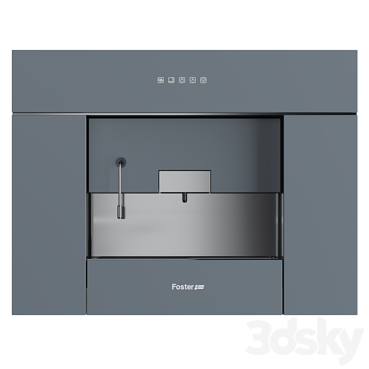 Foster | Coffee maker 3DS Max Model - thumbnail 2