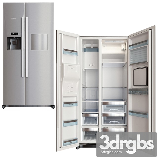 Fridge bosch kag90ai20 silver - thumbnail 1