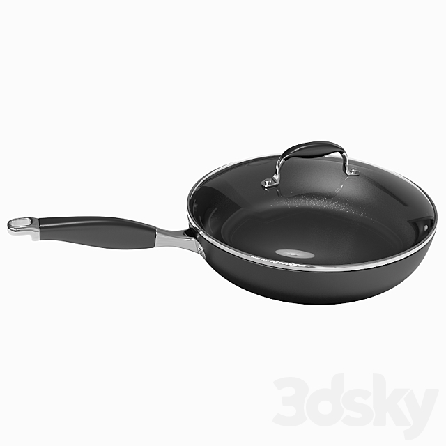 fry pan calphalon 3DSMax File - thumbnail 3