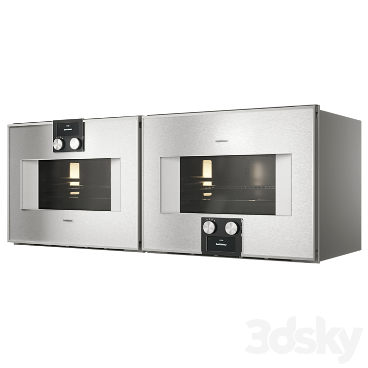 Gaggenau BM450110 and BM454110 set 3DS Max - thumbnail 1