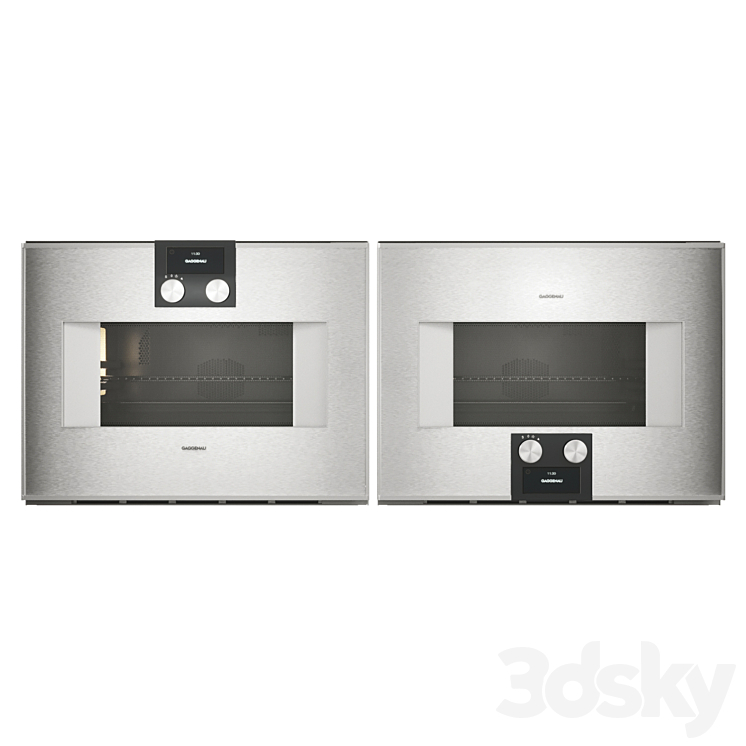 Gaggenau BM450110 and BM454110 set 3DS Max - thumbnail 2