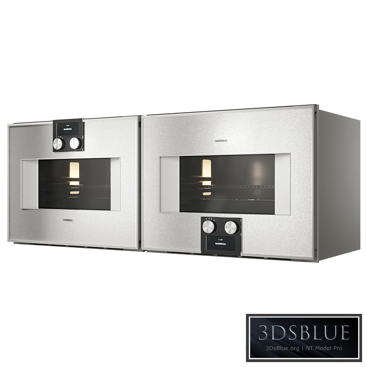 Gaggenau BM450110 and BM454110 set 3DS Max - thumbnail 3