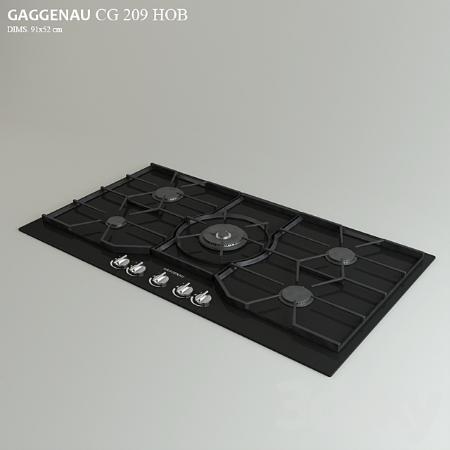 Gaggenau CG 290 3DSMax File - thumbnail 1