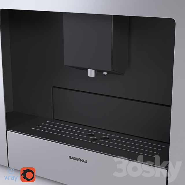 Gaggenau CMP250 3DS Max Model - thumbnail 2