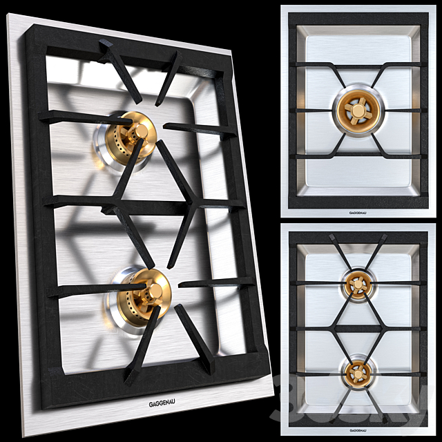 gaggenau cook top 3DS Max Model - thumbnail 2