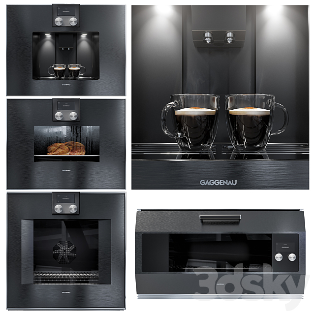 Gaggenau kitchen appliance 3DSMax File - thumbnail 1