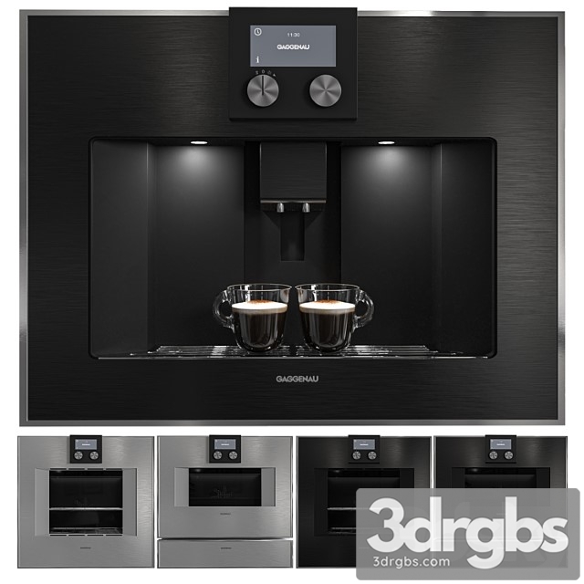 Gaggenau Kitchen Appliance Collection 2 3dsmax Download - thumbnail 1