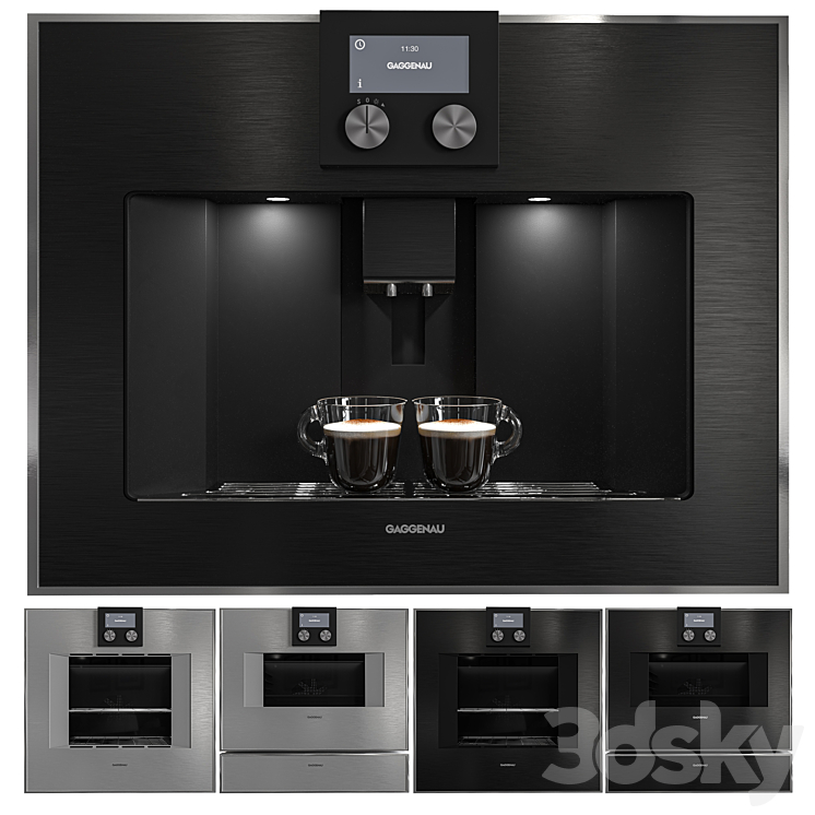 Gaggenau Kitchen Appliance Collection 3DS Max - thumbnail 1