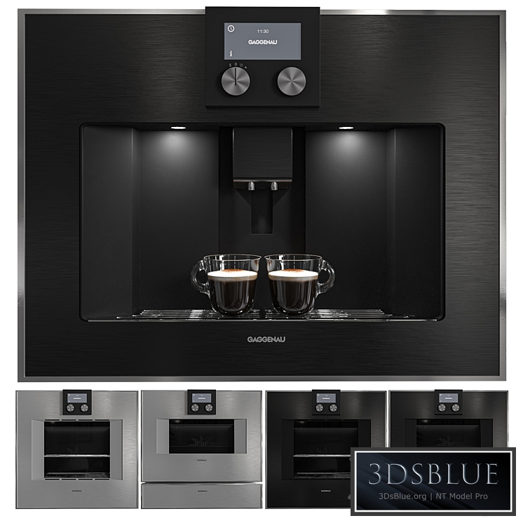 Gaggenau Kitchen Appliance Collection 3DS Max - thumbnail 3