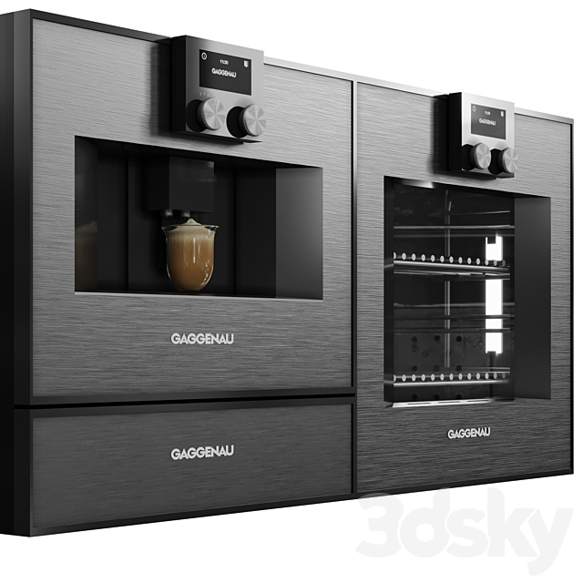 Gaggenau Oven Collection Vol 03 3DS Max Model - thumbnail 2