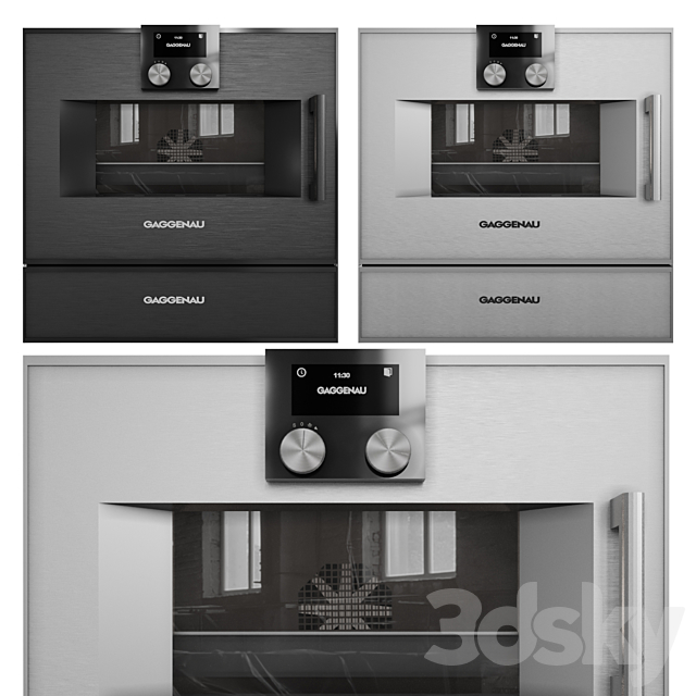 Gaggenau Oven Collection Vol 03 3DS Max Model - thumbnail 5