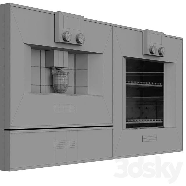 Gaggenau Oven Collection Vol 03 3DS Max Model - thumbnail 6