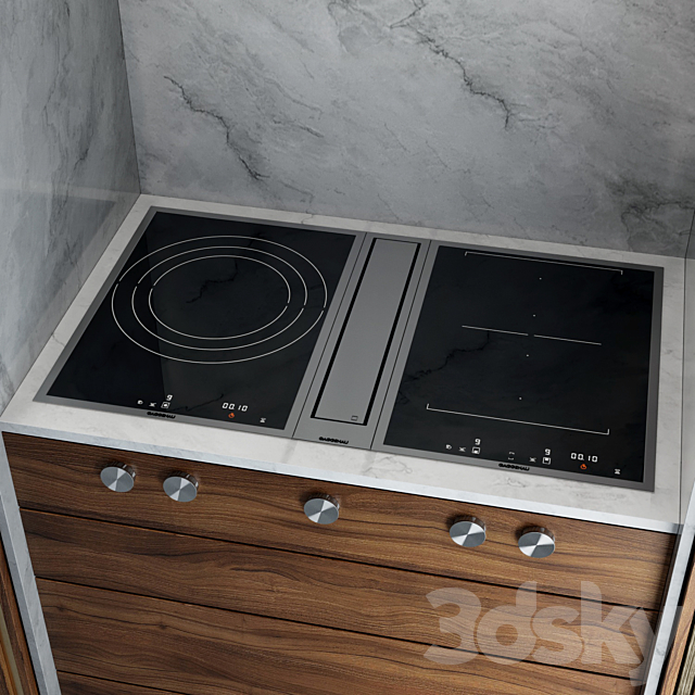 Gaggenau Vario Series Set 3ds Max - thumbnail 3