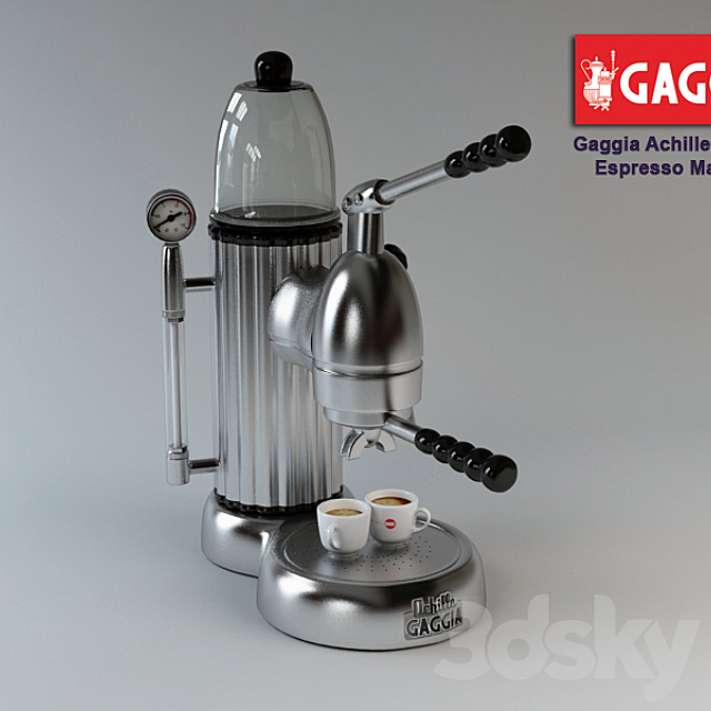 Gaggia Achille 3ds Max - thumbnail 1