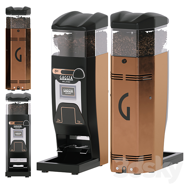 Gaggia G10 Evo Grinder 3DSMax File - thumbnail 2