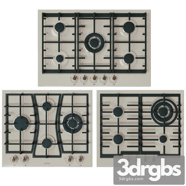 Gas Hobs Combustion Classico 3dsmax Download - thumbnail 1