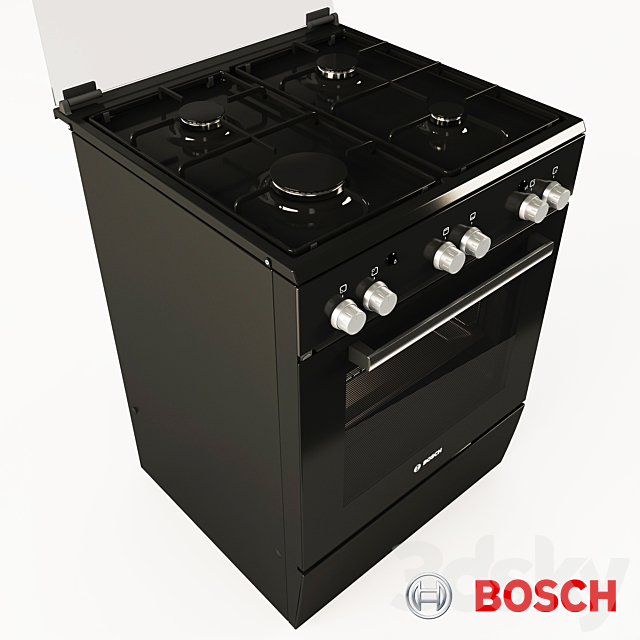 Gas stove Bosch HGG 323 163 R 3DS Max Model - thumbnail 2