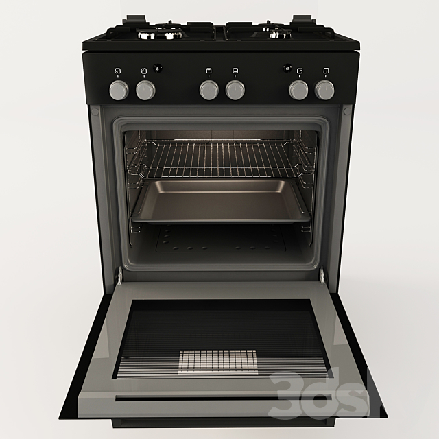 Gas stove Bosch HGG 323 163 R 3DS Max Model - thumbnail 3