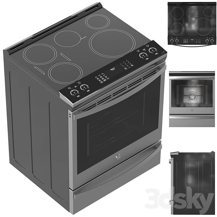 GE Appliance Collection 02 3DS Max - thumbnail 2