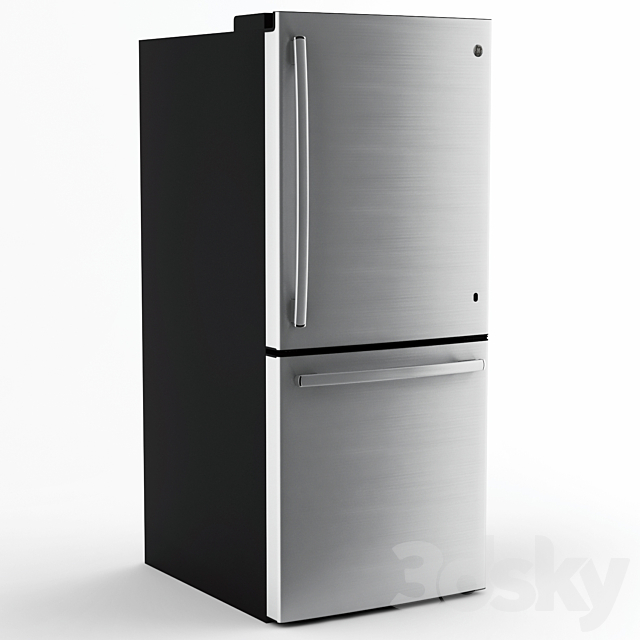 GE ENERGY STAR Refrigerator GBE21DSKSS 3ds Max - thumbnail 1