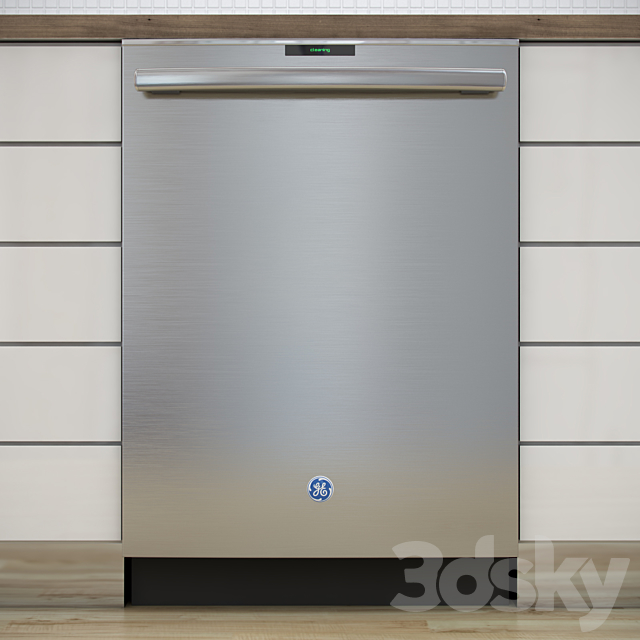 GE Profile Dishwasher 3ds Max - thumbnail 1