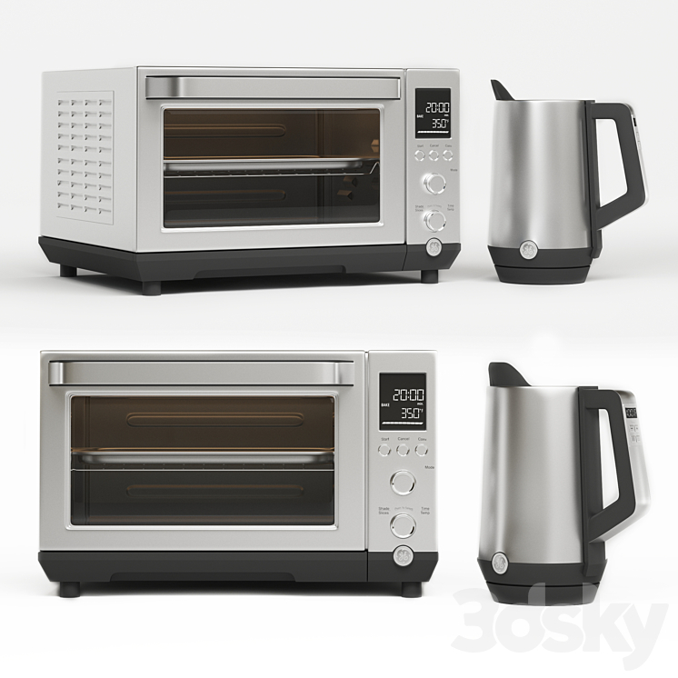 General Electric Kitchen Appliances-Set01 3DS Max - thumbnail 1