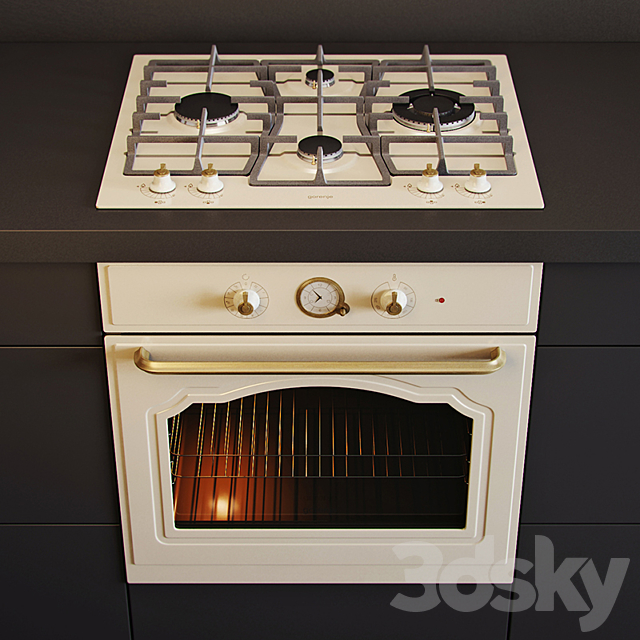 Gorenje BO73CLI + GW65CLI 3DSMax File - thumbnail 1