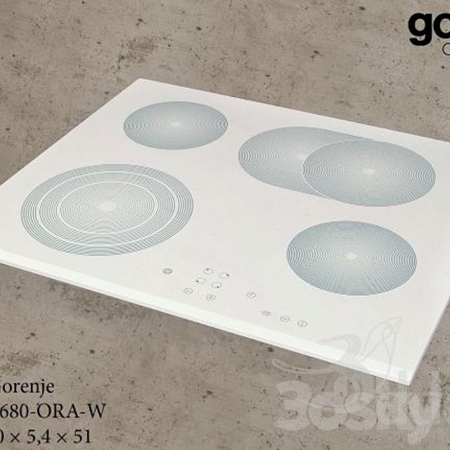 Gorenje ECT680-ORA-W 3ds Max - thumbnail 1