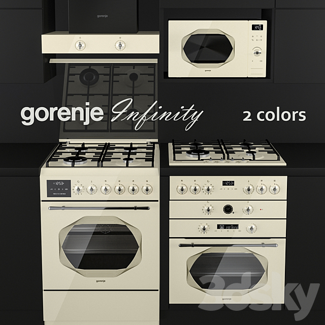 gorenje infinity set2 3DS Max Model - thumbnail 2