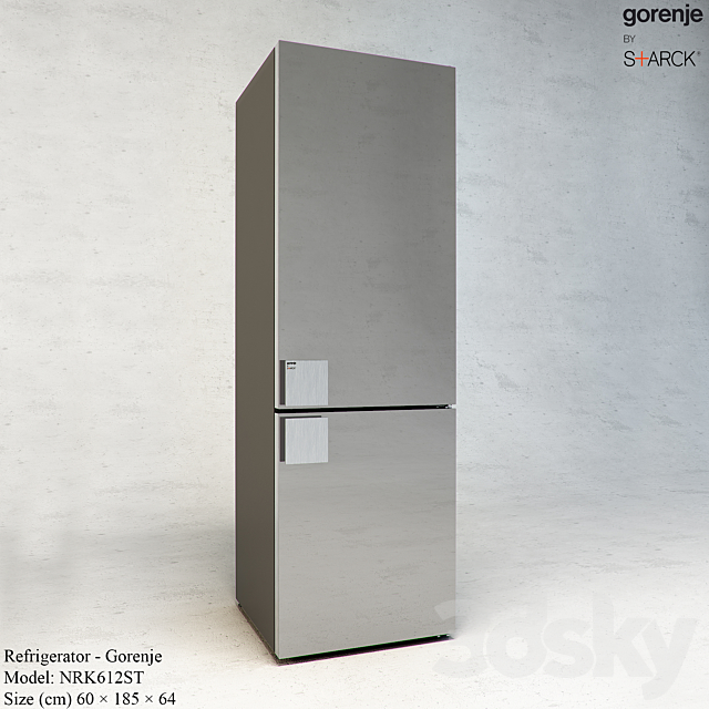 Gorenje – NRK612ST 3ds Max - thumbnail 1