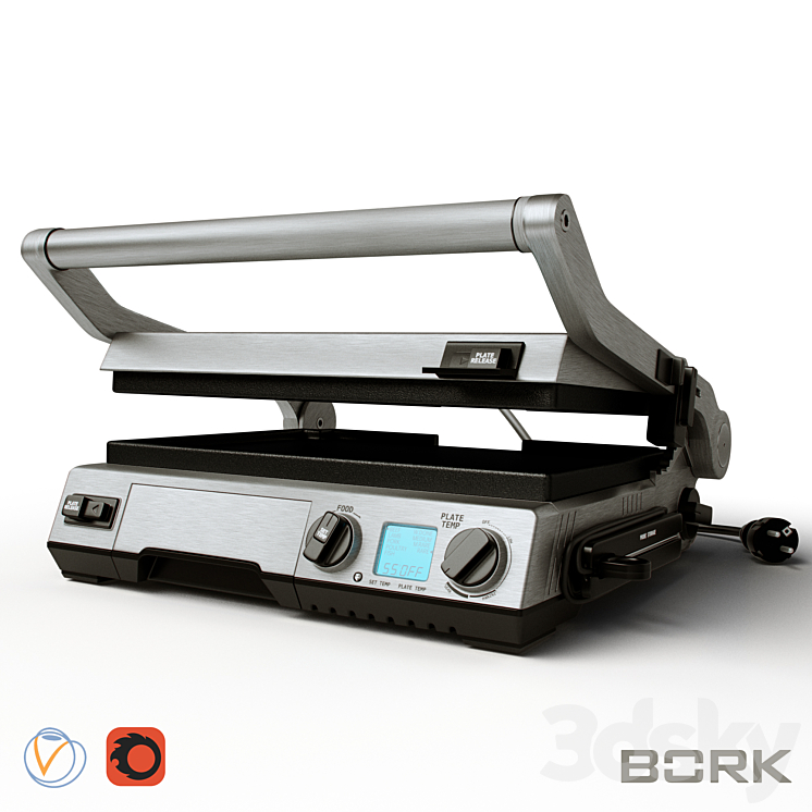 Grill BORK G802 3DS Max - thumbnail 1