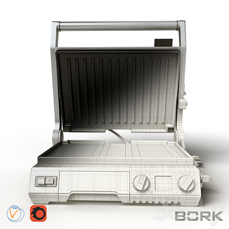 Grill BORK G802 3DS Max - thumbnail 2