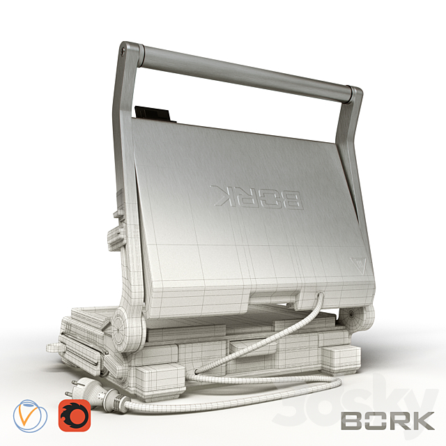 Grill BORK G802 3DSMax File - thumbnail 3