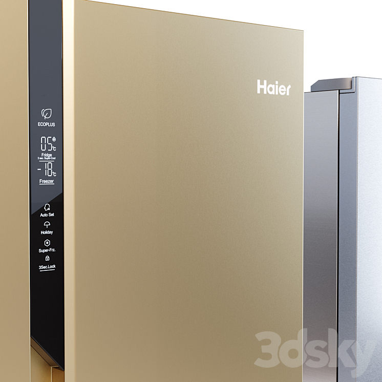 Haier Hrf-541 Dm7 Ru \/ Hrf-541 Dg7 Ru 3DS Max - thumbnail 2