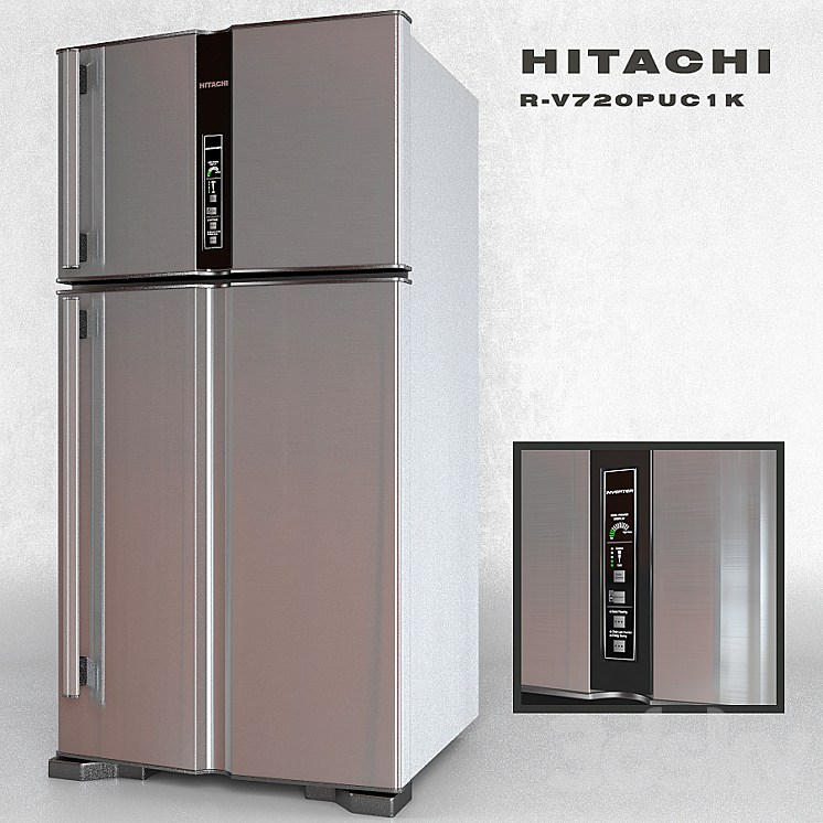 HITACHI R-V720PUC1K 3DS Max - thumbnail 1