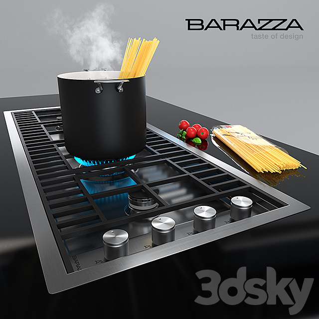 hob by Barazza – 1PLB3T – Spaghetti 3ds Max - thumbnail 1