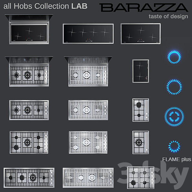 hob by Barazza – full LAB Collection 3ds Max - thumbnail 1