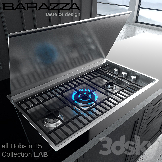 hob by Barazza – full LAB Collection 3ds Max - thumbnail 2